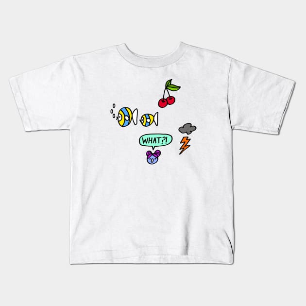 Doodles Kids T-Shirt by AdrianaStore